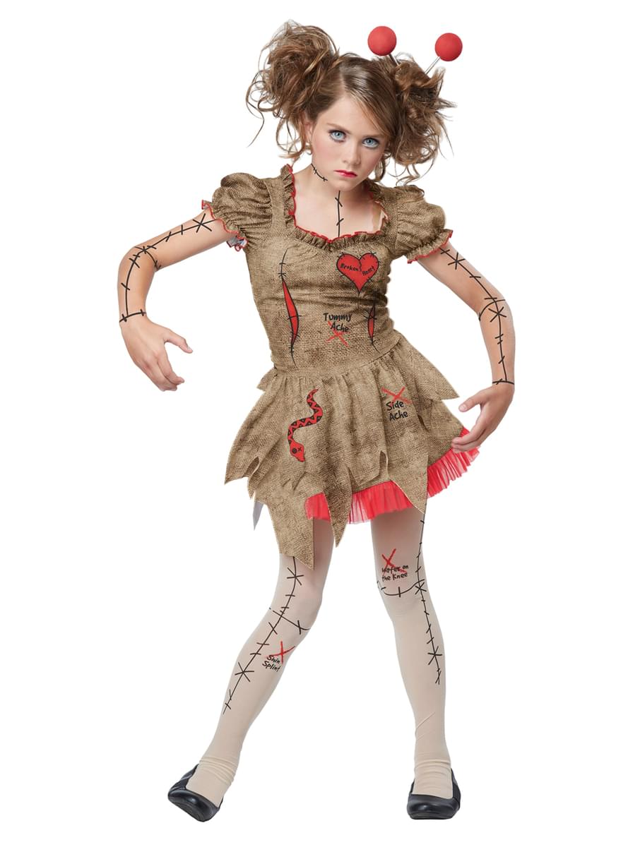 Voodoo-Puppen Kostüm für Jugendliche