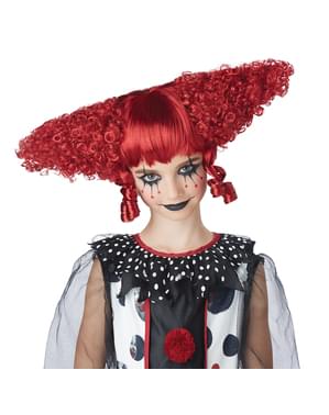 Red Horror Clown wig