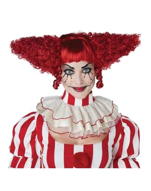 Peruk Terrorclown röd