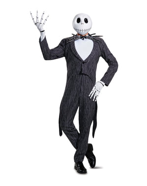 Луксозен костюм на Джак Скелета за възрастни – „Кошмарът преди Коледа“