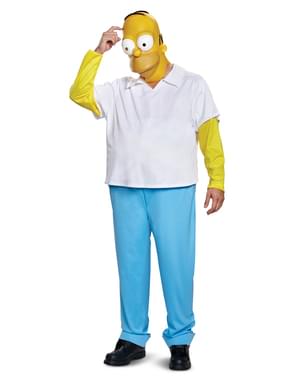 Maskeraddräkt Homer deluxe för vuxen - The Simpsons