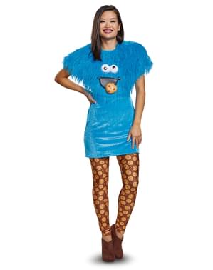 Kostum Cookie Monster untuk wanita - Sesame Street