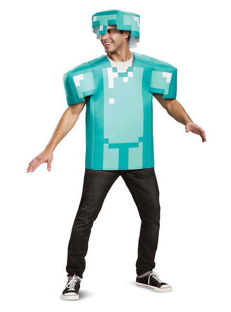 الخام إلغاء القدوم  Blue Classic Minecraft armour for adults. The coolest | Funidelia