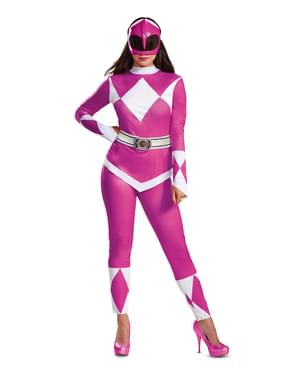 Déguisement  Power Ranger rose adulte - Power Rangers Mighty Morphin