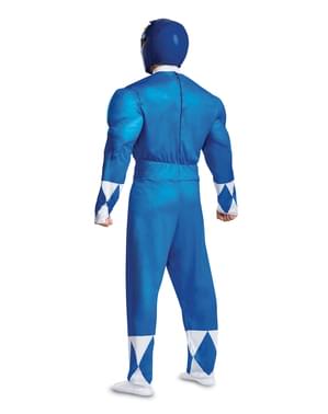 Костюм на синия Пауър рейнджър за възрастни – Power Rangers Mighty Morphin