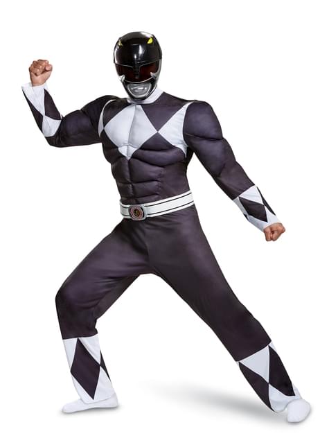 apotheek Licht Lichaam Black Power Ranger costume for adults - Power Rangers Mighty Morphin. The  coolest | Funidelia