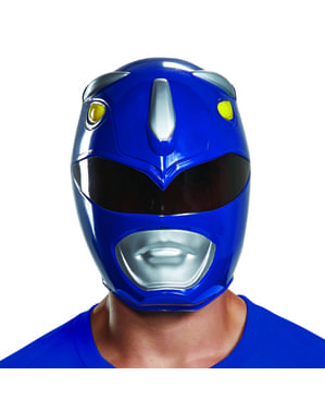 Yetişkinler için Mavi Power Ranger maskesi - Power Rangers Mighty Morphin
