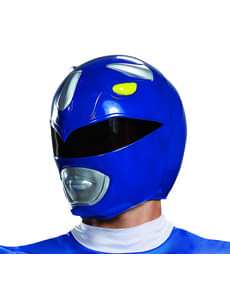 Capacete de Power Ranger azul para adulto - Power Rangers Mighty Morphin