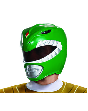 Cască Power Ranger verde para adult - Power Rangers Mighty Morphin
