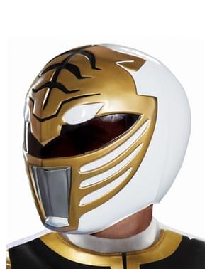 Casco da Power Ranger bianco per adulto - Power Rangers Mighty Morphin