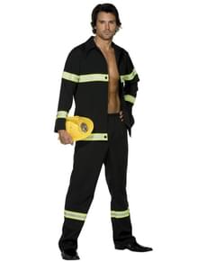 Deluxe Brannman kostyme Voksen