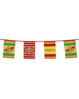 Bandeirola para festa mexicana