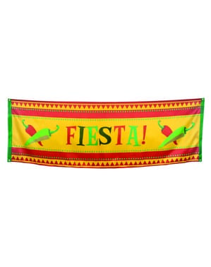 Bandeira decorativa para festa mexicana