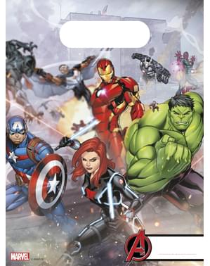 6 kpl setti The Avengers uhkaavat hahmot -paperipusseja
