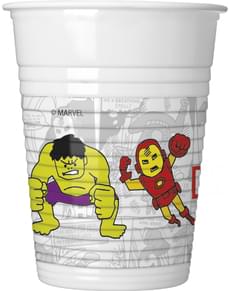 Set of 8 The Avengers Team Power plastic cups