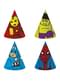 Set di 6 cappellini diversi di cartone The Avengers Squadra del Potere