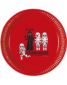 Set of 8 The Force of Star Wars plates