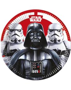 Set of 8 Star Wars The Final Battle plates