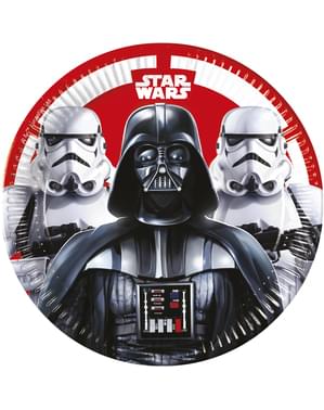 8 assiettes Star Wars La Bataille Finale