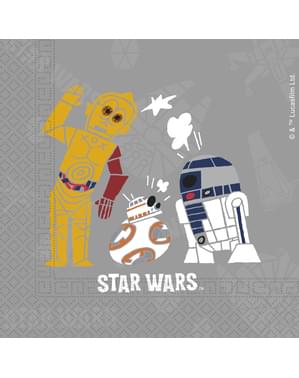 Set 20 servetter The Force Star Wars