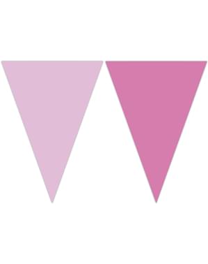 Banderín color rosa pastel