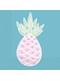 Набор из 20 салфеток "Ананас" в пастельных тонах