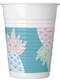 8 Pastel Colour Pineapple plastic cups - Pineapple