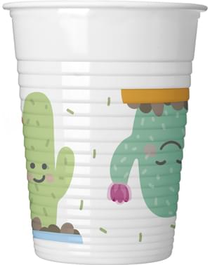Набір з 8 смішні Cacti пластикові стаканчики