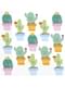 20 Grappige Cactus servetten (33x33 cm)
