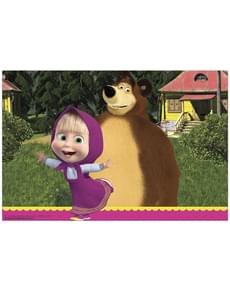 Nappe  en plastique Macha et l'ours