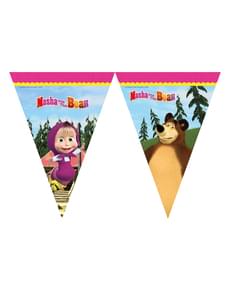 Bandeirolas de Masha e o Urso