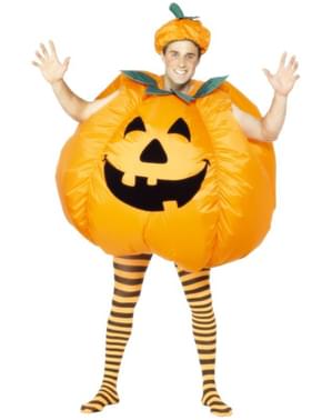 Costume da zucca gonfiabile da adulto