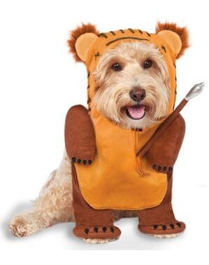 Disfraz de Ewok con lanza para perro