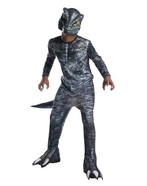 Costum de dinozaur albastru Velociraptor pentru copii - Jurassic World