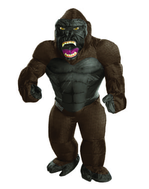 Yetişkinler için şişme King Kong kostüm - Kong Skull Island
