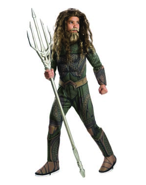 Costum Aquaman deluxe pentru copii - Liga Dreptății