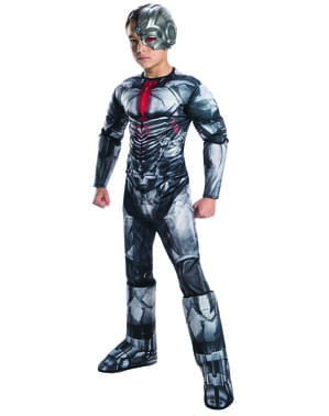 Kostum Deluxe Cyborg untuk anak laki-laki - Justice League