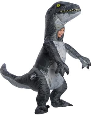 Déguisement dinosaure Vélociraptor Blue gonflable enfant - Jurassic World