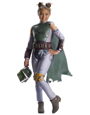 Боба Фетт костюм для девочек - Звездные войны