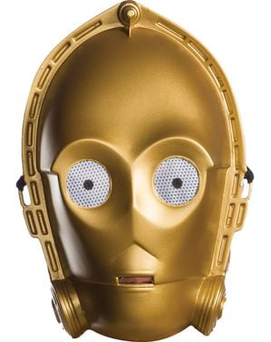 Yetişkinler için klasik C3PO maskesi - Yıldız Savaşları