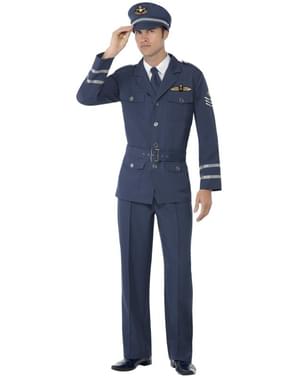 Õhujõudude kapteni täiskasvanute kostüüm