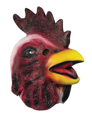 Máscara de gallo deluxe