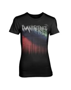T-shirt Tour Logo para mulher - Evanescence