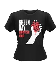 T-shirt American Idiot para mulher - Green Day
