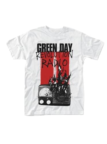T-shirt Radio Burning para adulto - Green Day