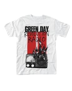 T-shirt Radio Burning para adulto - Green Day