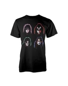 T-shirt Neon Faces para adulto - Kiss