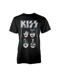 T-shirt Faces para adulto - Kiss