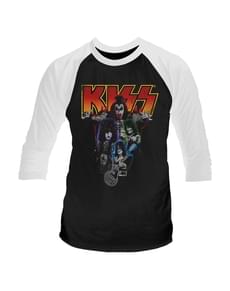 T-shirt Neon Band para adulto - Kiss