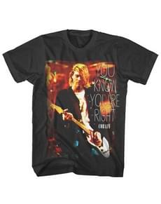 T-shirt You Know You're Right para adulto - Kurt Cobain